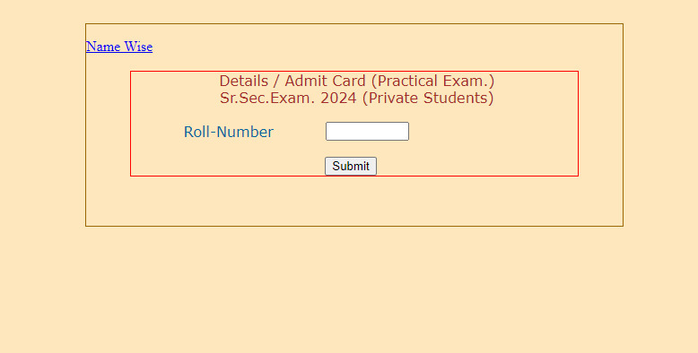 RBSE Admit Card 2024